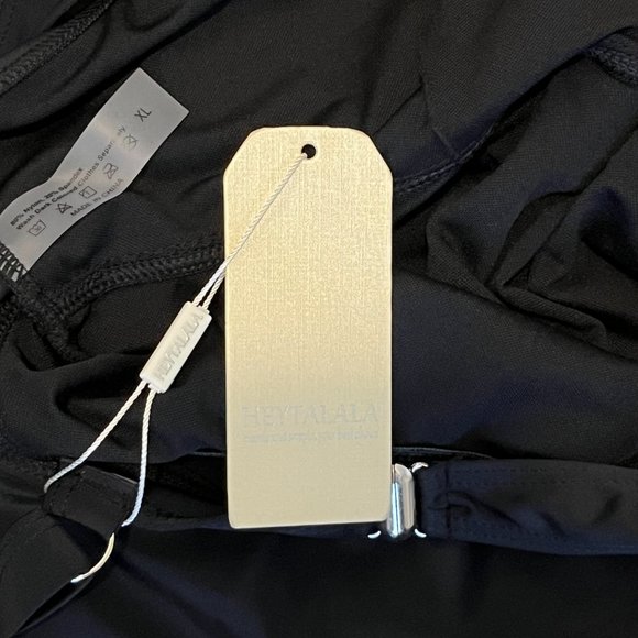 Heytalala Black One-Piece Swimsuit Tummy Control Size: XL - Picture 4 of 4